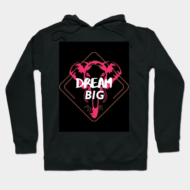 Dream Big Hoodie by Christina's Designs